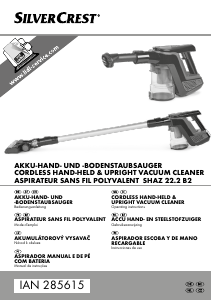 Manual SilverCrest IAN 285615 Vacuum Cleaner