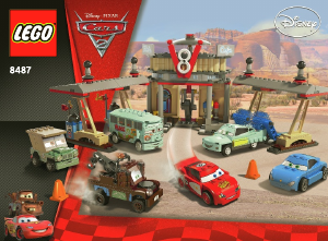 Mode d’emploi Lego set 8487 Cars Le café V8 de Flo