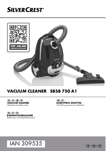 Manual SilverCrest IAN 309535 Vacuum Cleaner