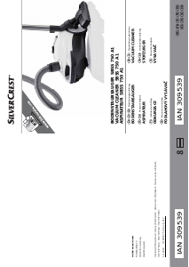 Manual SilverCrest IAN 309539 Vacuum Cleaner