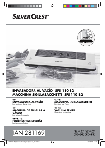 Manual SilverCrest IAN 281169 Máquina vácuo