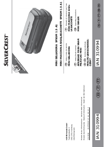 Manuale SilverCrest IAN 310994 Macchina per sottovuoto