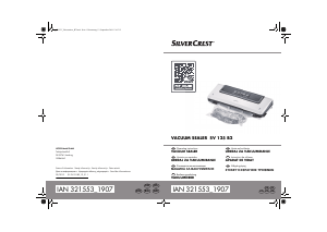 Manual SilverCrest IAN 321553 Aparat de vidat