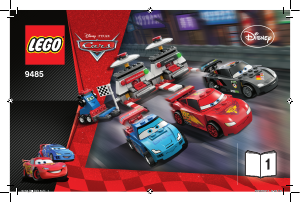 Manual de uso Lego set 9485 Cars Set de carreras Definitivo