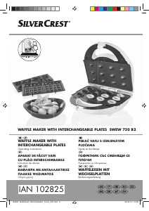 Manual SilverCrest IAN 102825 Aparat de vafe