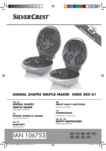Manual SilverCrest IAN 106753 Aparat de vafe