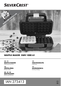 Käyttöohje SilverCrest IAN 273413 Vohvelirauta