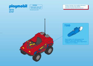 Manuale Playmobil set 3216 Outdoor Veicolo anfibio