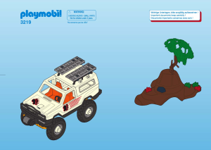 Manual de uso Playmobil set 3219 Outdoor Todoterreno 4×4