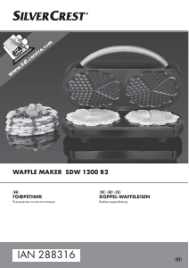 Наръчник SilverCrest IAN 288316 Машина за вафли