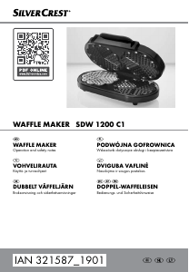 Vadovas SilverCrest IAN 321587 Vaflių kepimo aparatas