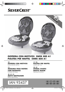 Manual de uso SilverCrest IAN 93437 Gofrera