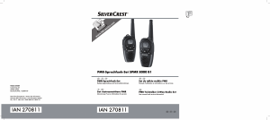 Mode d’emploi SilverCrest IAN 270811 Talkie-walkie