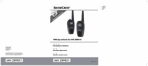 Mode d’emploi SilverCrest IAN 289851 Talkie-walkie
