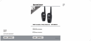 Manual SilverCrest IAN 289851 Walkie-talkie