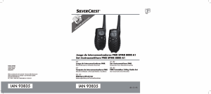 Manual SilverCrest IAN 93835 Walkie-talkie