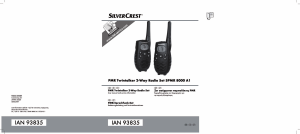 Εγχειρίδιο SilverCrest IAN 93835 Walkie-talkie