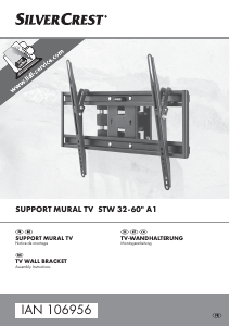 Mode d’emploi SilverCrest IAN 106956 Support mural