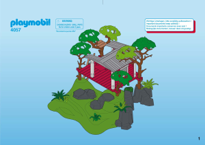 Instrukcja Playmobil set 4057 Outdoor Domek na drzewie