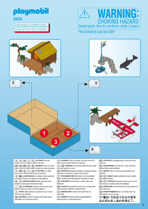 Mode d’emploi Playmobil set 5039 Outdoor Cabane du pêcheur avec hydravion