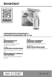 Manual de uso SilverCrest IAN 312087 Limpiacristales