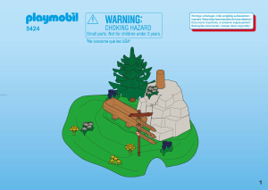 Handleiding Playmobil set 5424 Outdoor Lentewandeling in de bergen