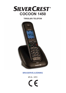 Brugsanvisning SilverCrest IAN 61162 Trådløs telefon