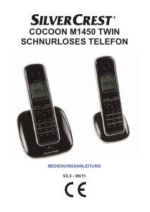 Bedienungsanleitung SilverCrest IAN 66879 Schnurlose telefon