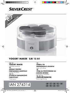 Manual SilverCrest IAN 274314 Aparat pentru preparat iaurt