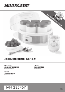 Manuale SilverCrest IAN 285467 Yogurtiera