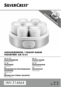 Handleiding SilverCrest IAN 314664 Yoghurtmaker