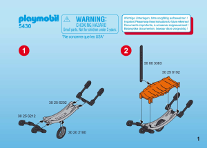 Mode d’emploi Playmobil set 5430 Outdoor Secouristes avec brancard