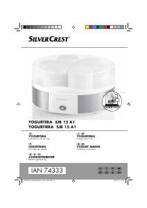 Manual de uso SilverCrest IAN 74333 Yogurtera