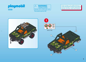 Handleiding Playmobil set 5558 Outdoor Pickup 4×4