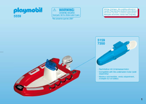Mode d’emploi Playmobil set 5559 Outdoor Braconniers avec bateau