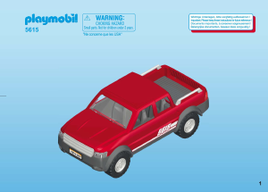 Manuale Playmobil set 5615 Outdoor Pickup