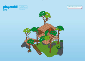 Manual Playmobil set 5746 Outdoor Treehouse