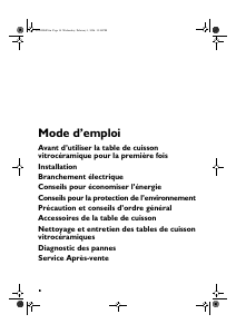 Mode d’emploi Bauknecht ETIH 5660 NE/01 Table de cuisson