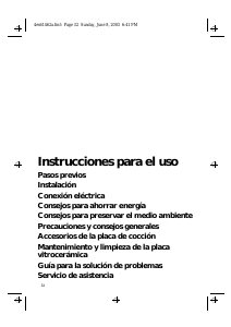 Manual de uso Bauknecht ETP 5660 IN/ 01 Placa
