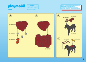 Manual de uso Playmobil set 5896 Outdoor Guardabosque