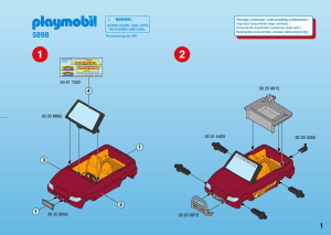 Manual de uso Playmobil set 5898 Outdoor Todoterreno con kayak y ranger