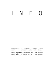 Manuale Electrolux ER2822D Frigorifero-congelatore