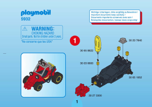 Bedienungsanleitung Playmobil set 5932 Outdoor Buggy