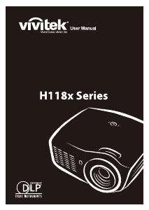 Mode d’emploi Vivitek H1180 Projecteur