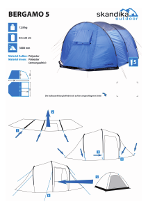 Manual Skandika Bergamo 5 Tent