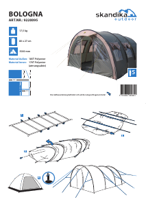 Manual Skandika Bologna Tent