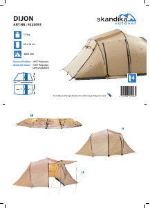 Manual Skandika Dijon Tent