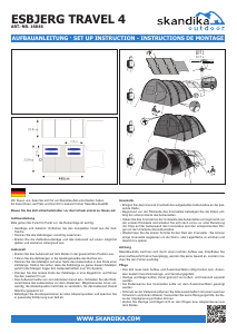 Manual Skandika Esbjerg Travel 4 Tent