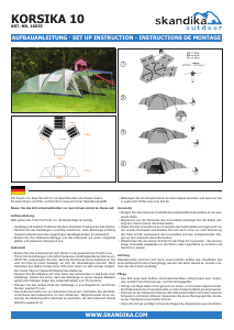 Manual Skandika Korsika 10 Tent