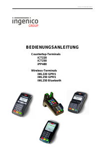 Bedienungsanleitung Ingenico iPP480 Zahlungsgerät